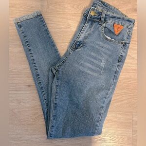 Denim high waist jeans